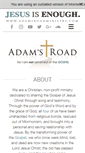 Mobile Screenshot of adamsroadministry.com